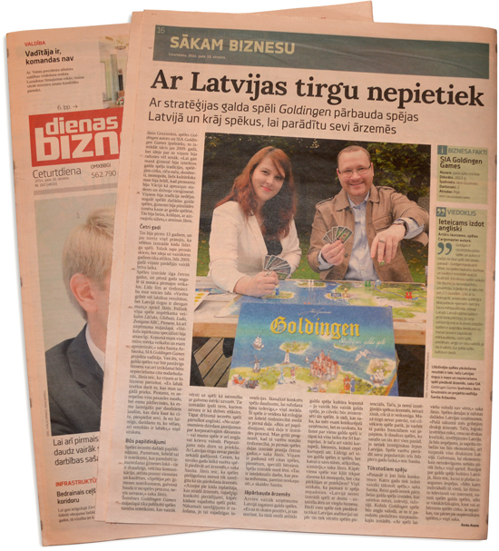 Par Goldingen raksts Dienas Bizness